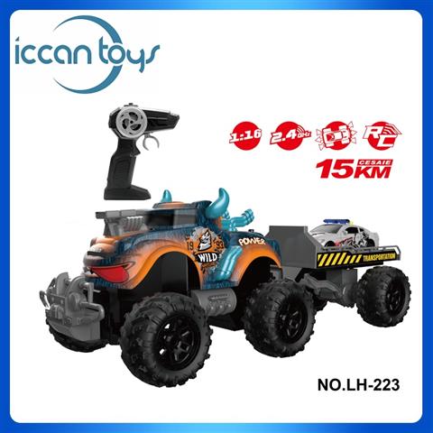 LH-223 2.4GHz 1:16 RC Monster Truck + Police Car