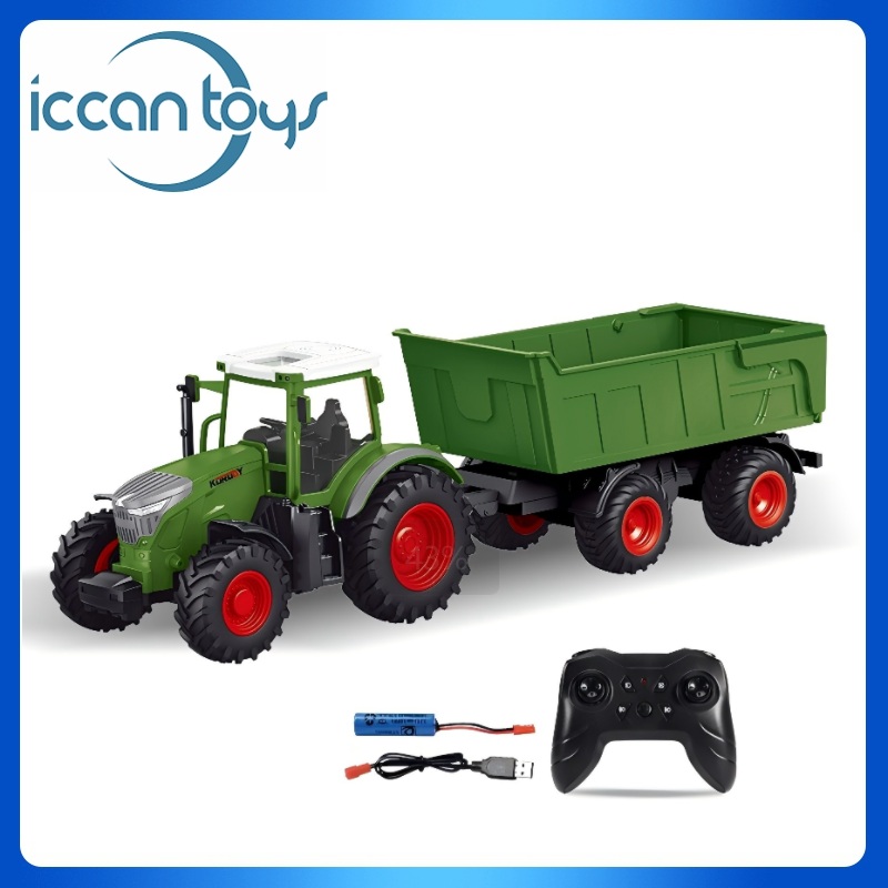 6669 2.4Ghz RC Tractor + RC Dump Trailer