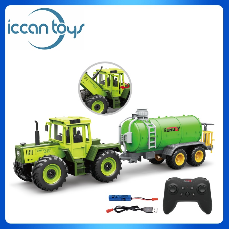 6687 1:24 2.4Ghz RC MB-trac 1000 Tractor + Sprinkler Truck
