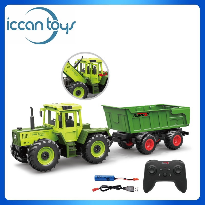 6696 1:24 2.4Ghz RC MB-trac 1000 Tractor + Electronic Dump Trailer